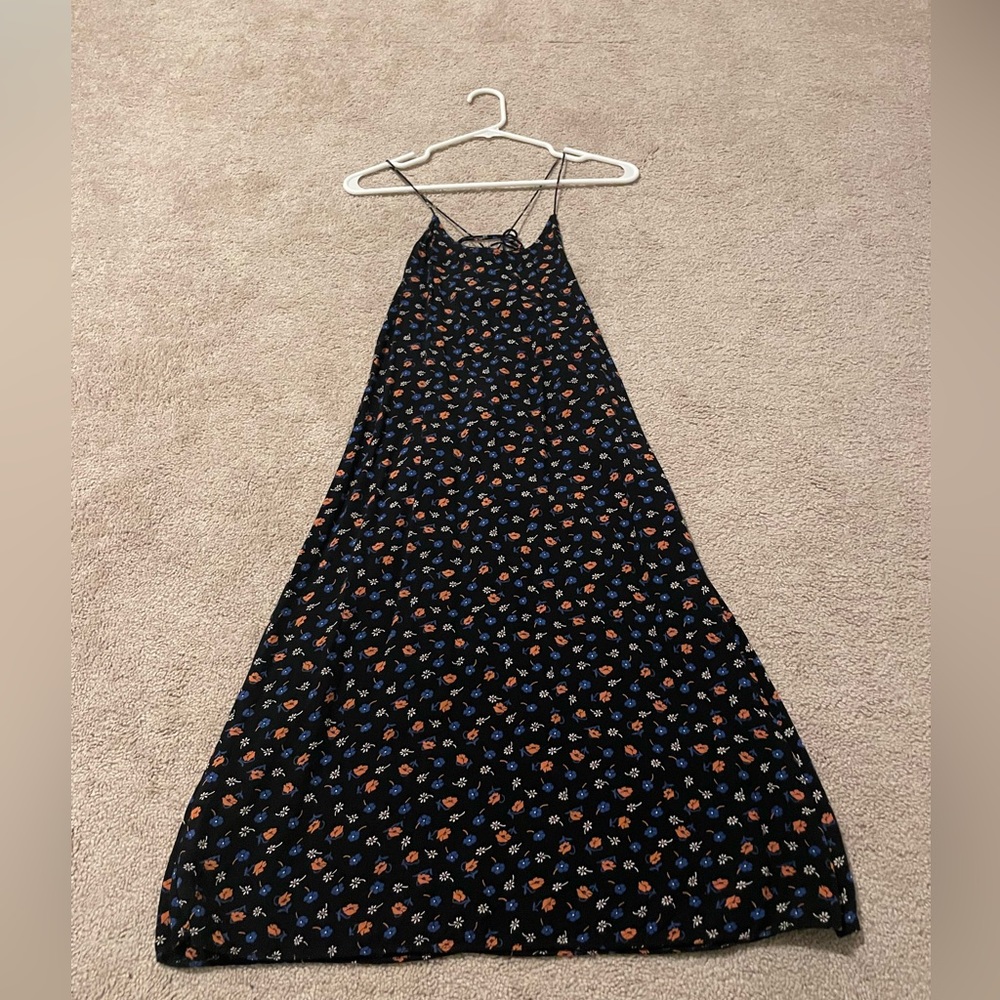 Madewell Floral Blue & Pink Dress - 2